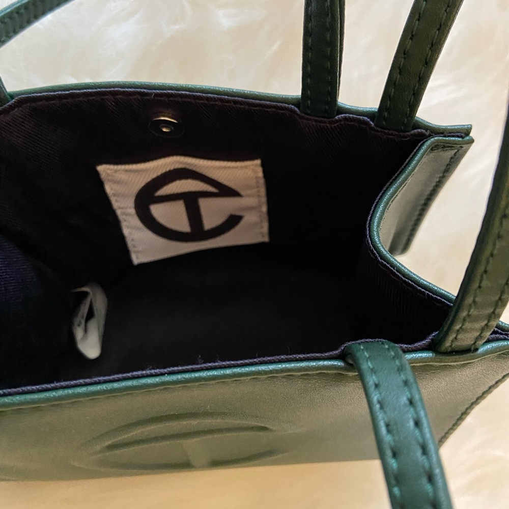 Telfar small olive bag